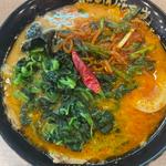 ばり辛ラーメン味噌味+辛ニラ壺(らあめん花月嵐 坂戸わかば店)