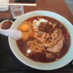 特チャーシュー 生卵 辛味