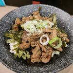 ミニかしわバター丼