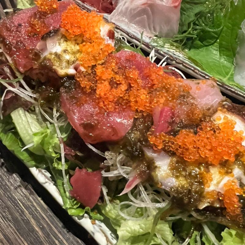 荒磯サラダ(旬鮮酒肴 あら磯)