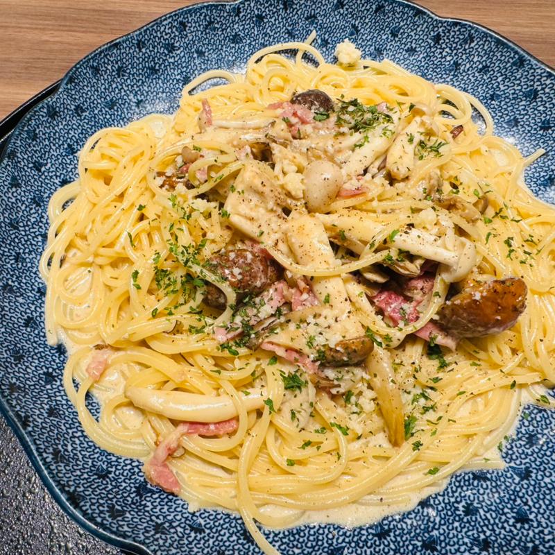 ポルチーニ茸のクリームパスタ(洋麺屋五右衛門 イオンモール幕張新都心店)