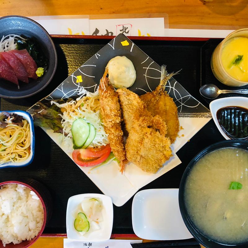 ミックスフライランチ (海鮮・七海)