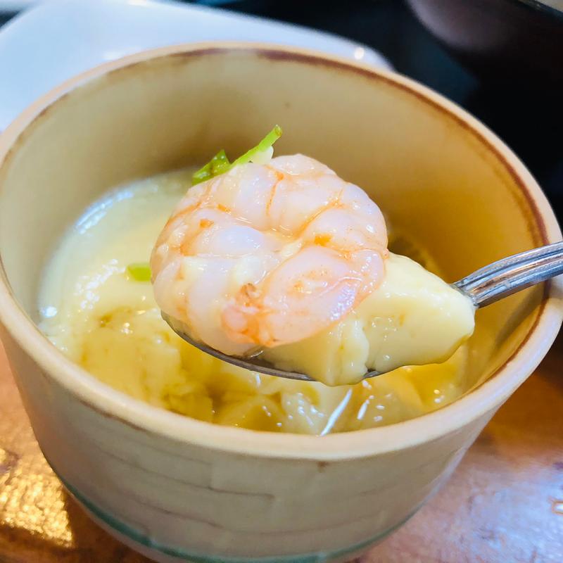 茶碗蒸し_ミックスフライランチ(海鮮・七海)