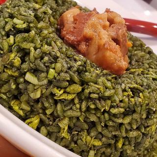 豚ばら法蓮草炒飯(路端中華 哲)