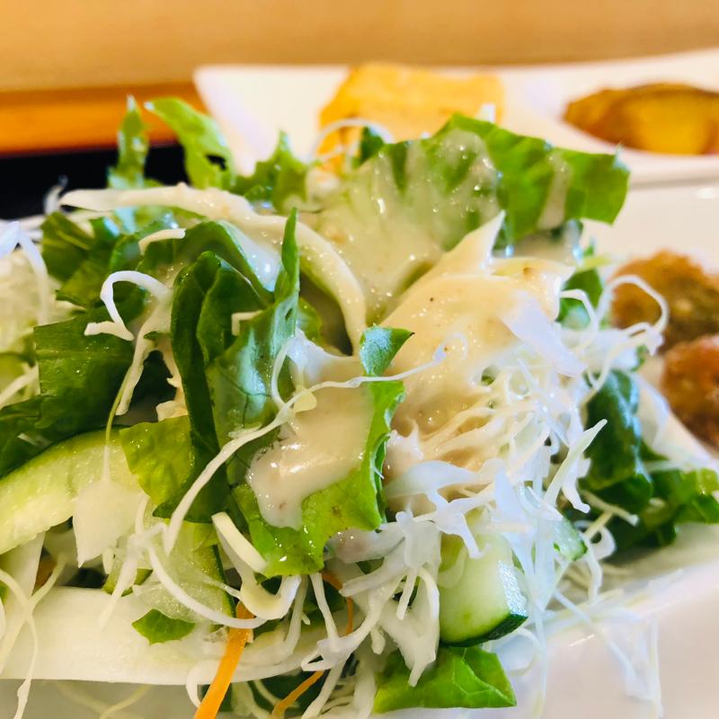 サラダ_赤身ステーキ定食(ファーマーズレストランSooあぐりーず)