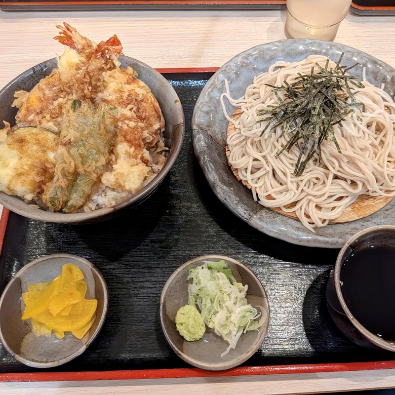 天丼セット(霧の下 札幌アピア店)