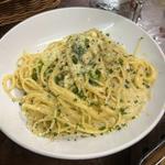 カニとブロッコリーのカニみそクリームパスタ(裏ヒロヤ （裏HIROYA）)