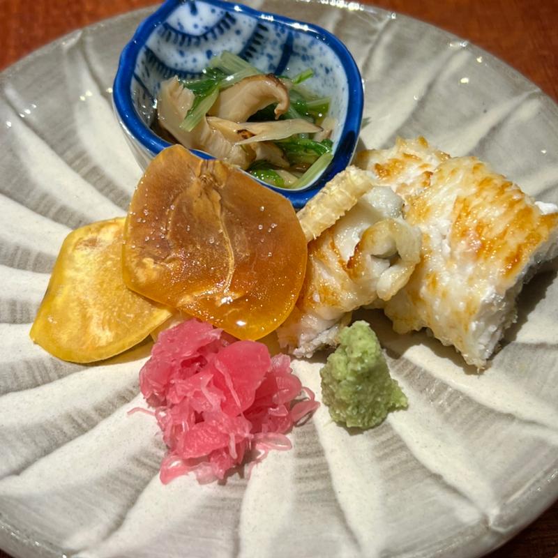 伝助穴子の白焼き(食ベル笑ウ 松本家)