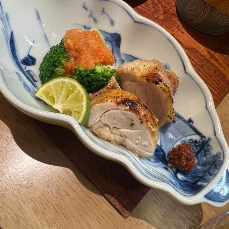 丹波地鶏塩焼き(食ベル笑ウ 松本家)