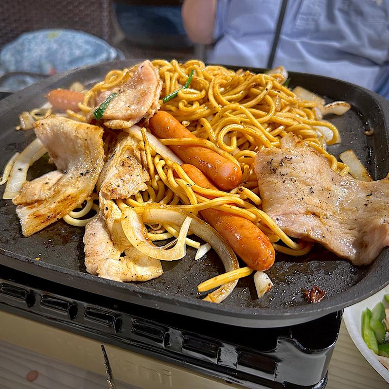 焼きそば(仙台パルコ2 肉食べ放題 BBQビアガーデン)