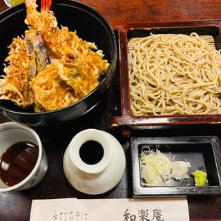江戸前天丼とそば(和楽庵 御徒町本店)