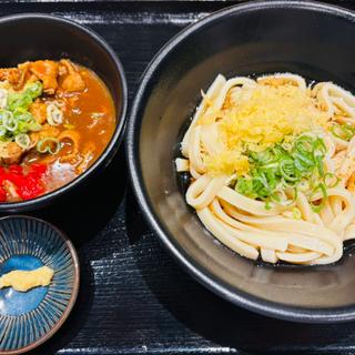 ぶっかけうどんとミニカレー(うどんの福なり イトーヨーカドー大井町店)