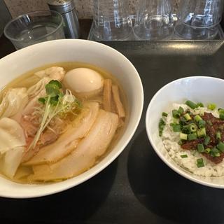 特製塩ラーメン&プチ麻婆丼(らぁ麺やまぐち辣式 本店)