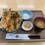 牡蠣と秋刀魚の秋天丼