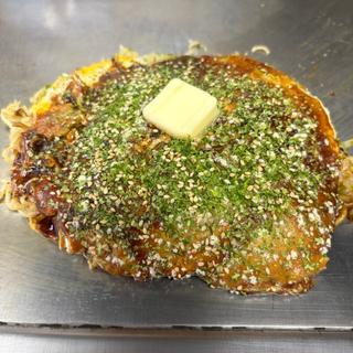 マシマシバターのせ(お好み焼き ポパイ)