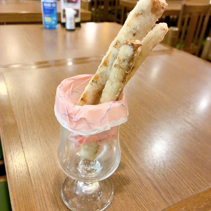ゴボウの唐揚げ(羽前そば道場 極 シャレオ店 （きわめ）)