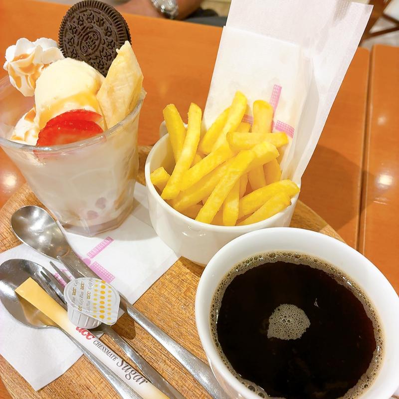 ミニパフェセット(カフェ風車 広島センター街店 )