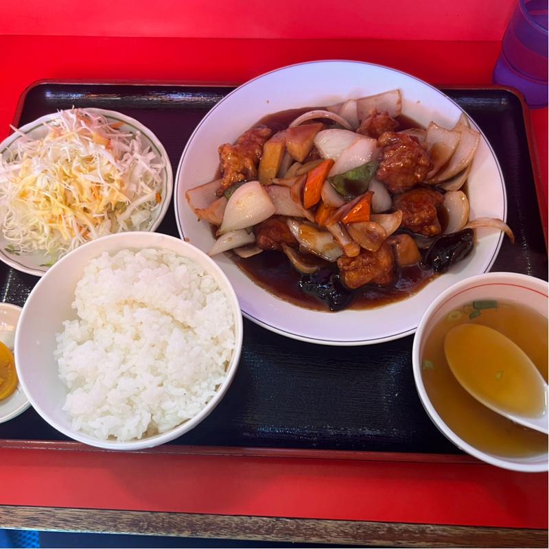 酢豚ランチ(中国料理 天幸)