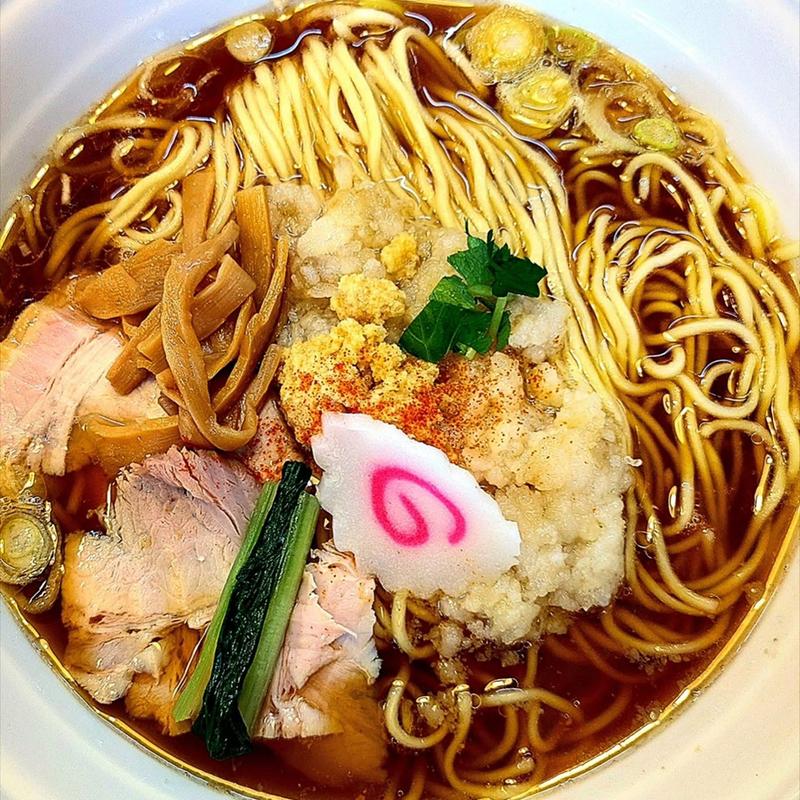 背脂生姜中華そば 大盛(秋刀鮪だし 宣久)