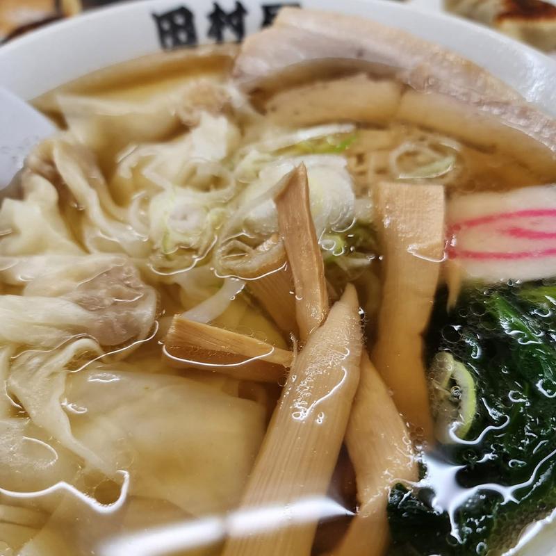 ワンタンメン(青竹手打ちラーメン田村屋)