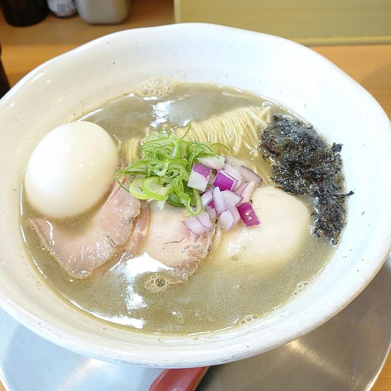 3種の煮干しらーめん 玉子(おおた食堂)