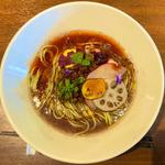 紫芋とビーツ ハロウィン担々麺