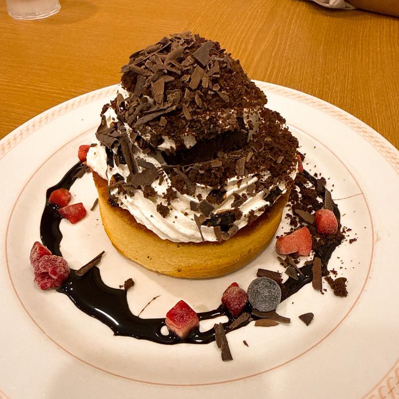 濃厚ショコラとベリーの窯焼きパンケーキ(ジョイフル 延岡幸店 )