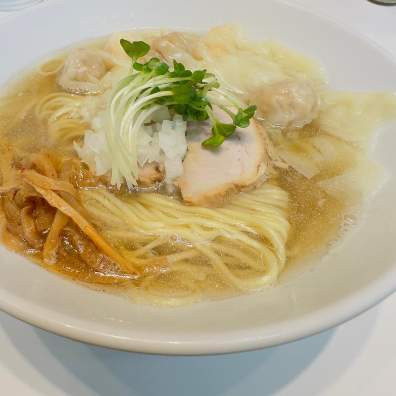 白だしミックスワンタン麺(らぁ麺 ひなた )