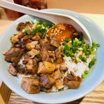 チャーシュー卵黄丼