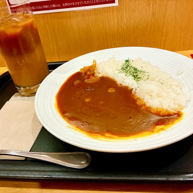 ビーフカレーセット(カフェ・ベローチェ 淀屋橋店)
