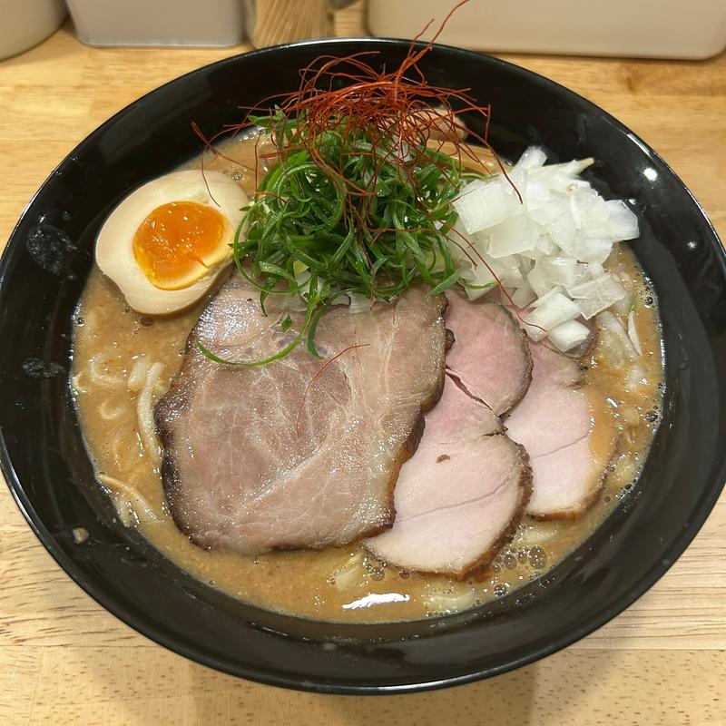 濃厚味噌トリプルラーメン しょうがご飯付(麺屋 K)