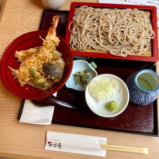 ミニ天丼セット(鴨屋 そば香 大倉山店)