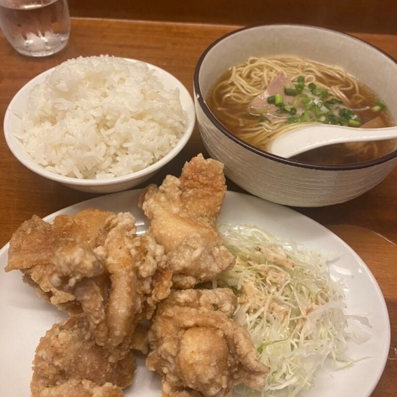 唐揚げ小ラーメンセット(中国料理 鉄人)