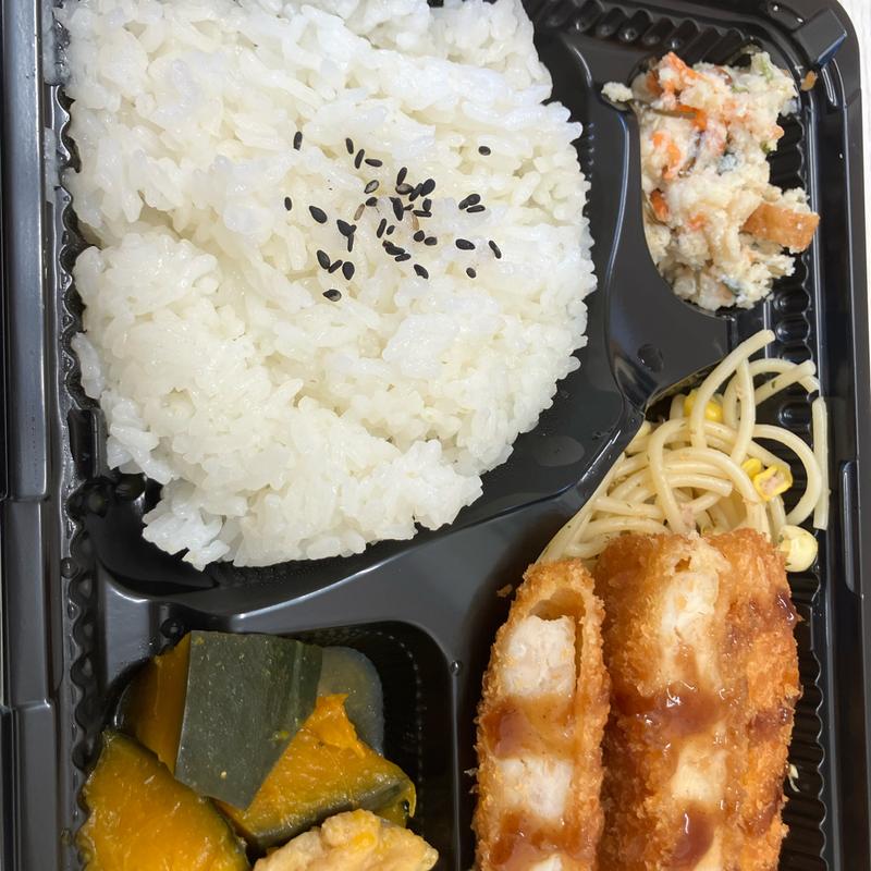 日替わりランチ　チキンカツ(テイクアウト&デリ musha)