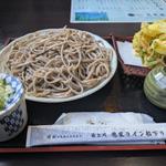 かき揚げそば（大盛)