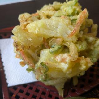 かき揚げそば（大盛)(そば処 芭蕉庵)