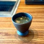 6種のラム焼肉 極み御膳　スープ