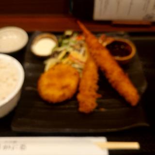 かにクリームコロッケ海老フライ膳(御かにめし 日本橋かに福 コレド室町1)