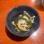 お通し　冷やし沖縄そば
