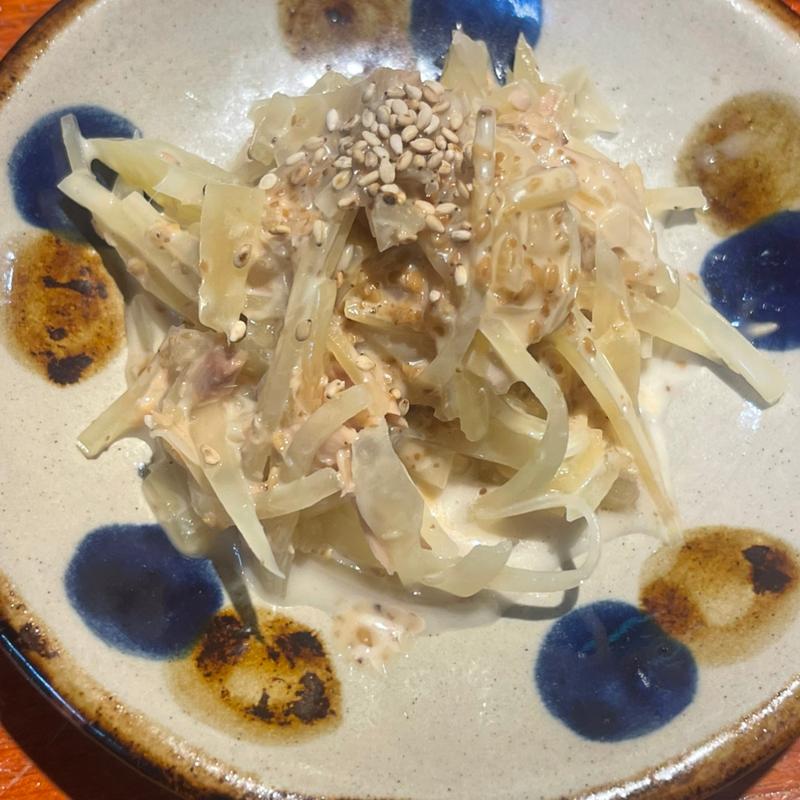 パパイヤのごま和え(居酒屋 又吉商店)