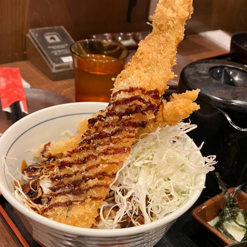 穴子カツ丼(目利きの銀次 六町駅前店)