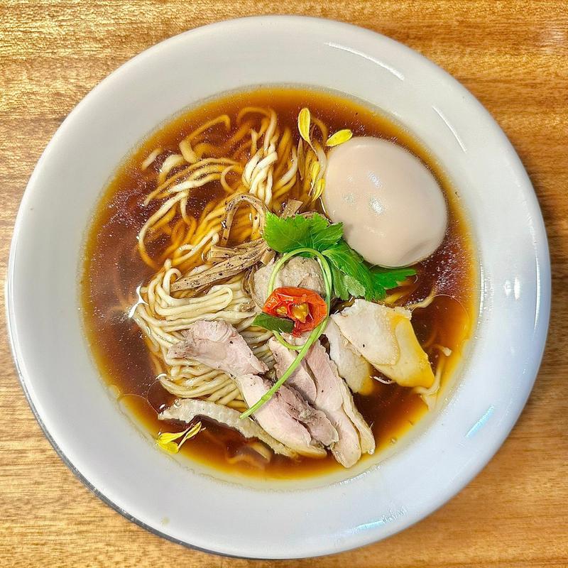 集い鶏中華そば 味玉(湯の台食堂 )