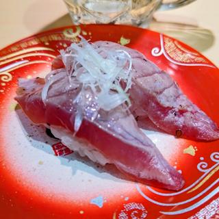 ばちまぐろとろ炙り(神奈川回転寿司 二代目ぐるめ亭 港南台バーズ店)