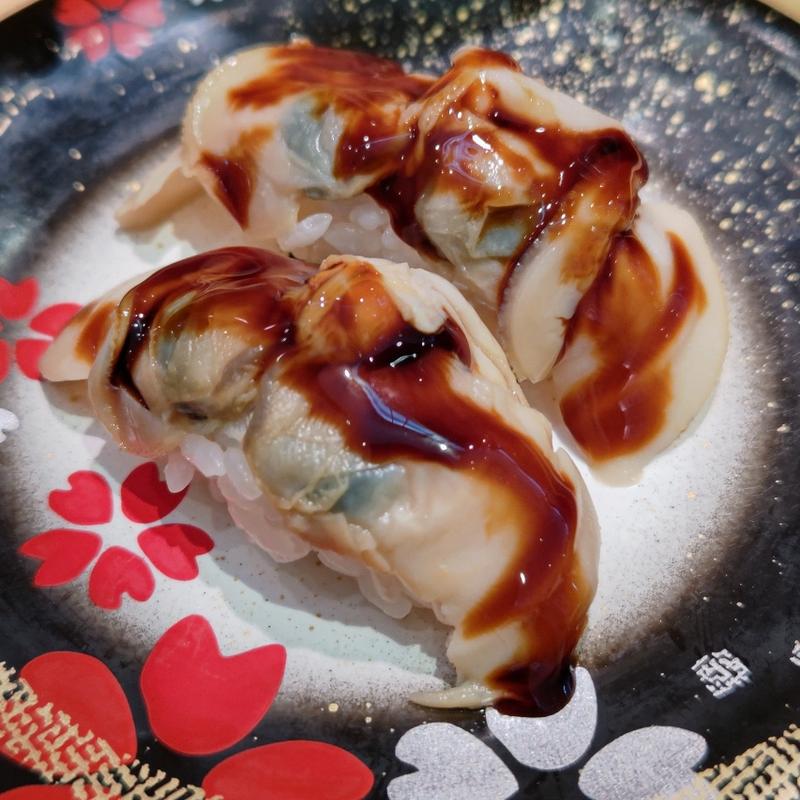 煮はまぐり(神奈川回転寿司 二代目ぐるめ亭 港南台バーズ店)