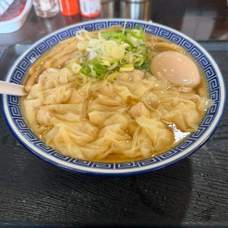 ワンタン麺(中華そば 二代目 高橋商店)