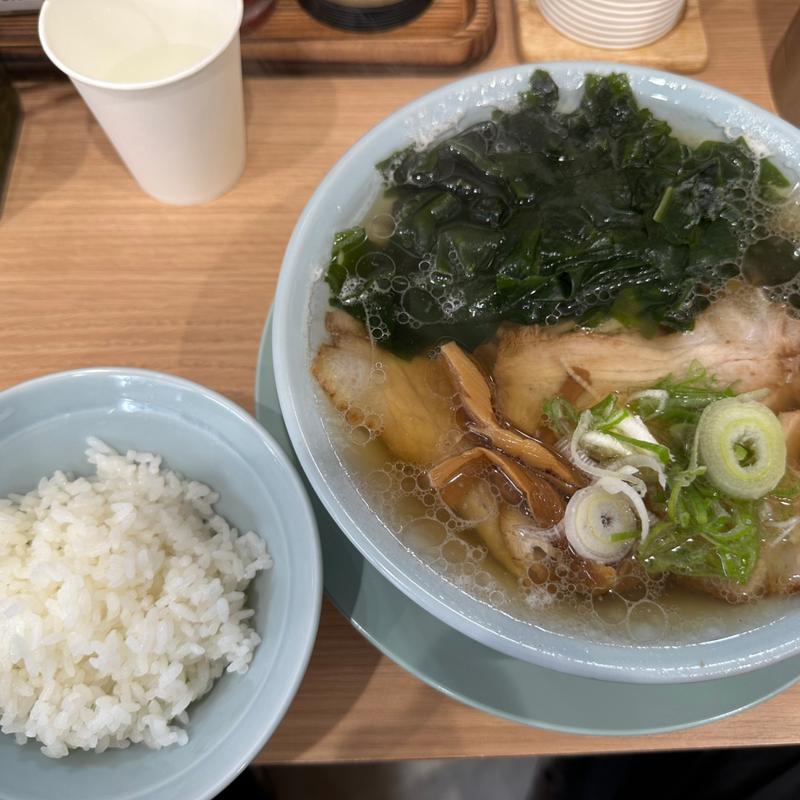 わかめ中華そば(中華そば いたばし製麺)