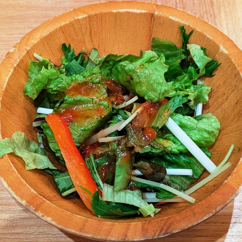 ミニサラダ(太陽のトマト麺 川崎アゼリア店)