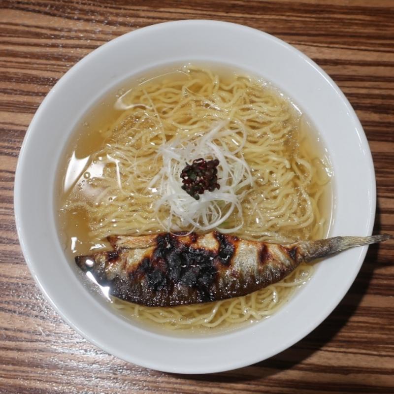 あゆハーフラーメン(炭火焼き あゆラーメン GOTTAKU)