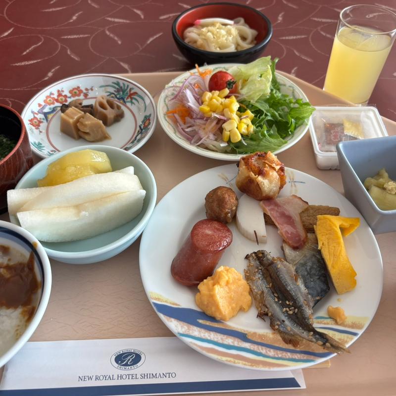 朝食ビュッフェ(新ロイヤルホテル四万十 )