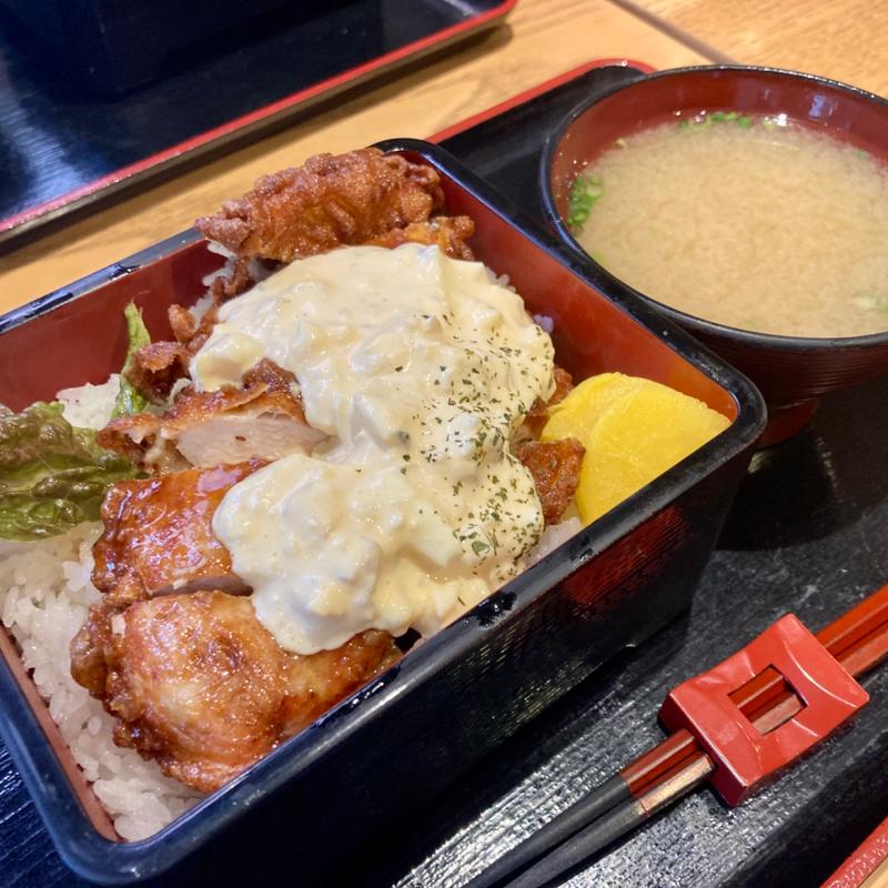 信玄鶏のチキン南蛮重(とり火山 日本橋)